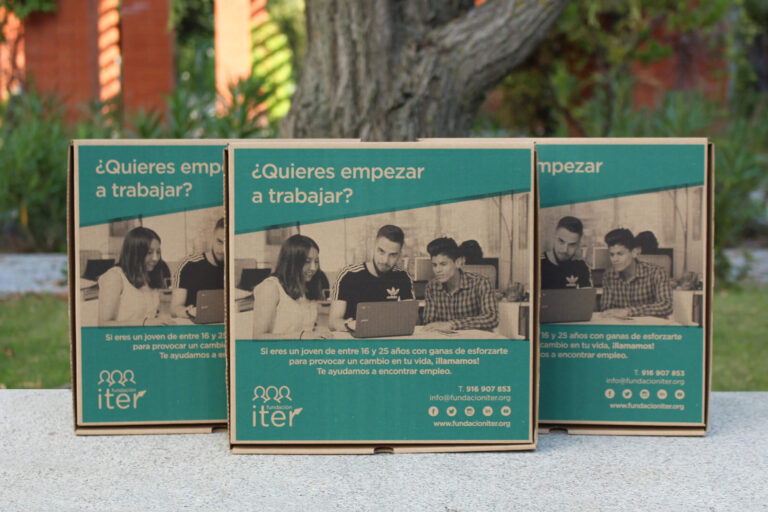 CAJAS SOLIDARIAS DE FUNDACIÓN ITER Y TELEPIZZA